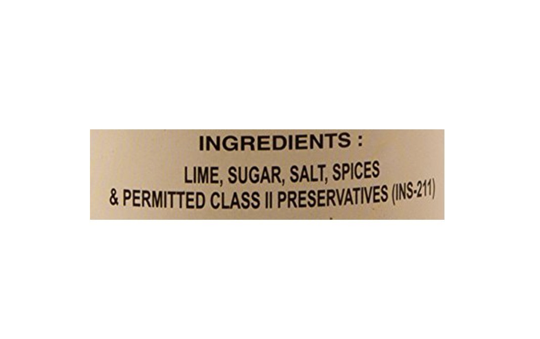 Harnarains Sweet Lime Pickle    Jar  500 grams